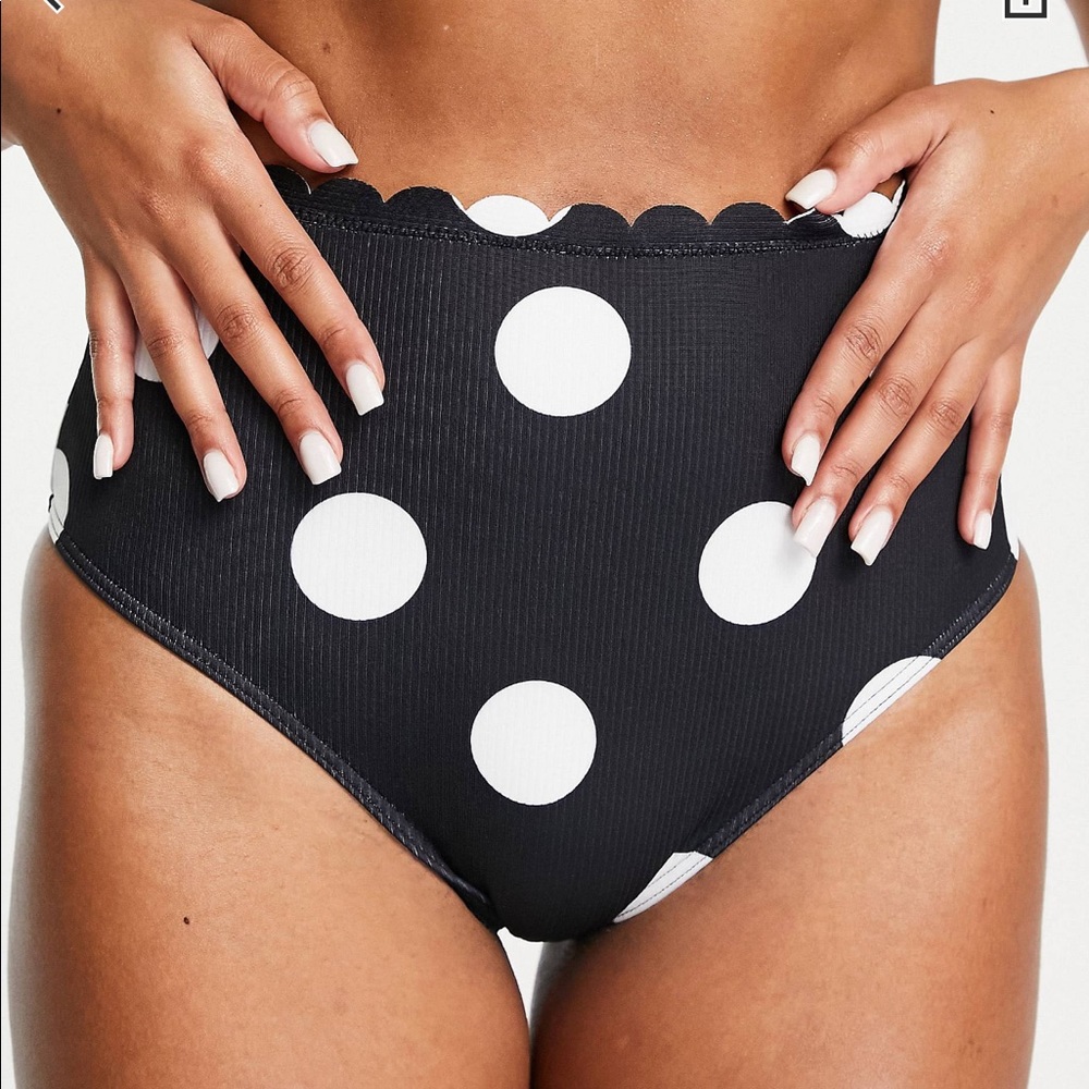 ASOS Peek & Beau high waisted bikini bottom